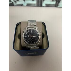 Fossil BQ2328IE Men's 44mm Luther Chrono Chronograph, Stainless Steel Watch